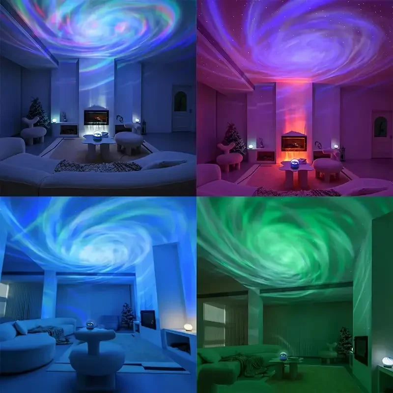 ZOLPHY LED Galaxy Projector Light Colorful Bedroom Night Light Kids Room Decoration.