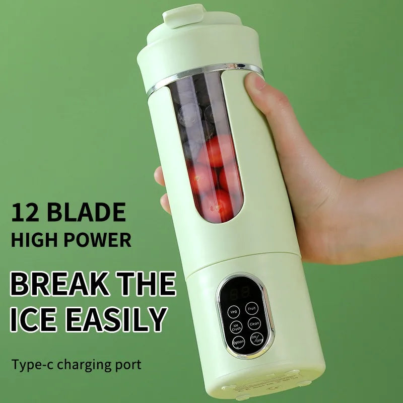 ZOLPHY Portable Juicer Wireless USB Charging Crushed Ice Electric Juicing .