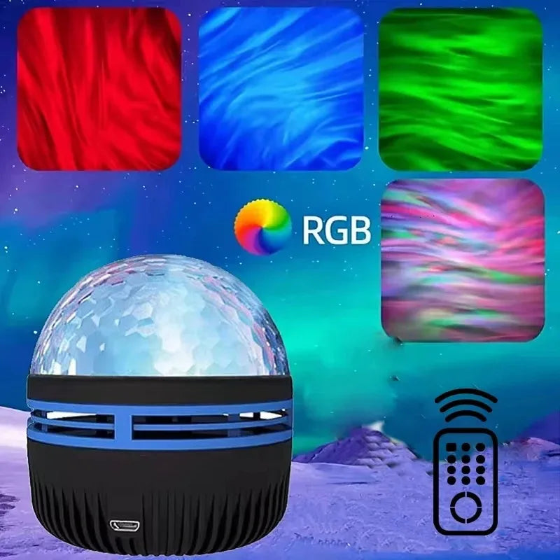 ZOLPHY LED Galaxy Projector Light Colorful Bedroom Night Light Kids Room Decoration.