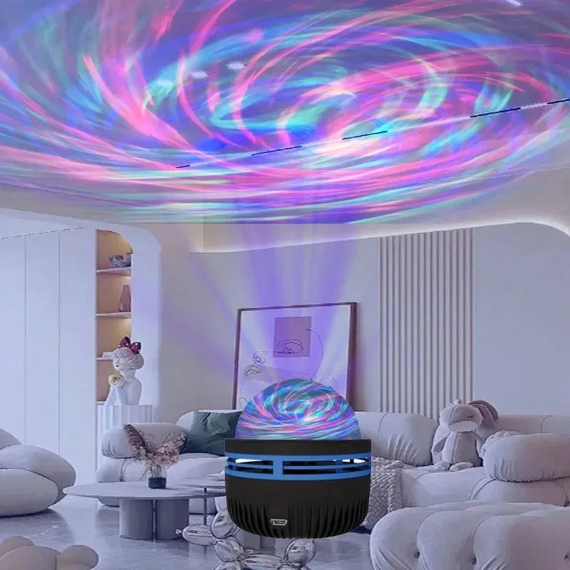 ZOLPHY LED Galaxy Projector Light Colorful Bedroom Night Light Kids Room Decoration.
