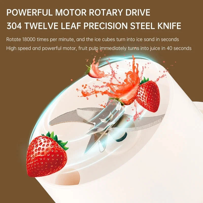 ZOLPHY'' Portable Multi-function USB Wireless Juicer.