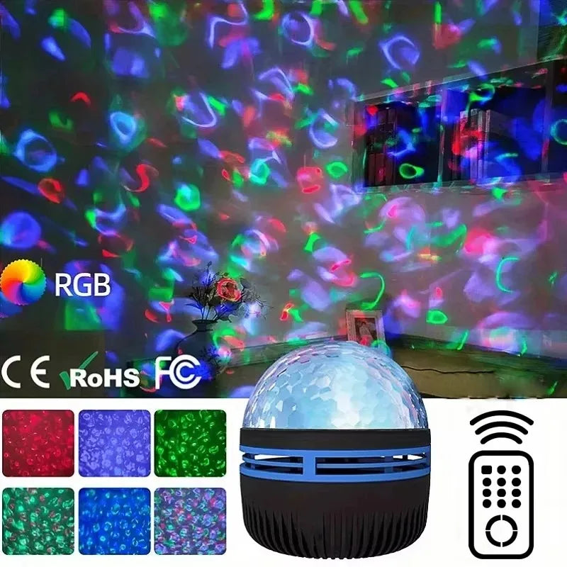 ZOLPHY LED Galaxy Projector Light Colorful Bedroom Night Light Kids Room Decoration.