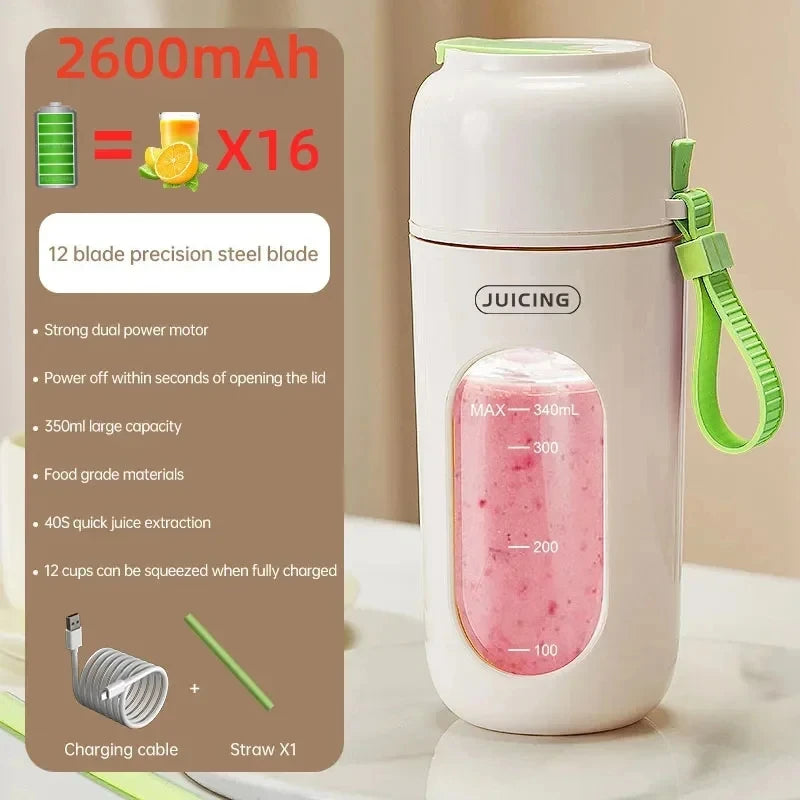 ZOLPHY'' Portable Multi-function USB Wireless Juicer.